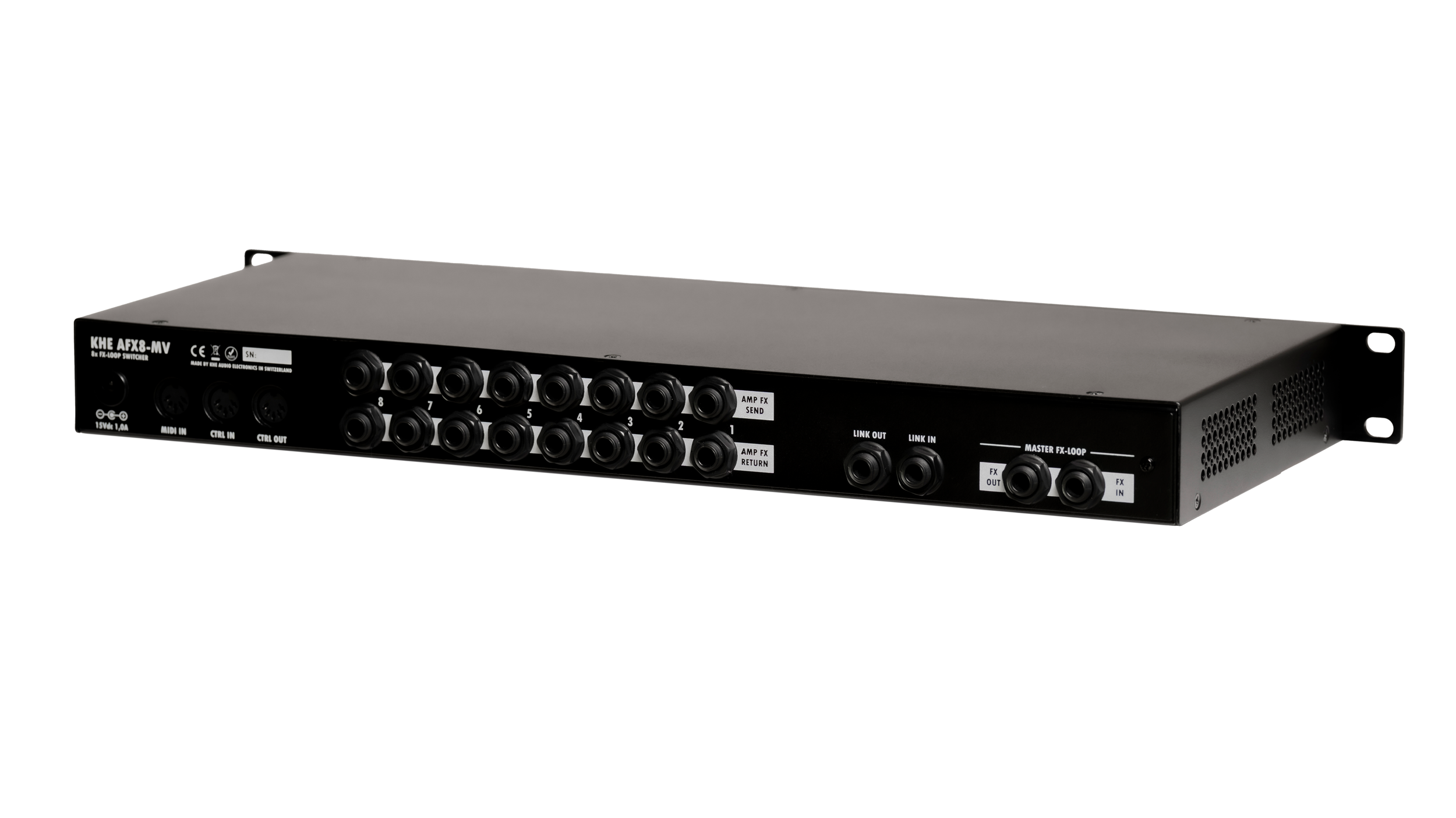 KHE AFX8-MV Fx-Loop Switcher with Master-Volume — KHE Audio | Amp